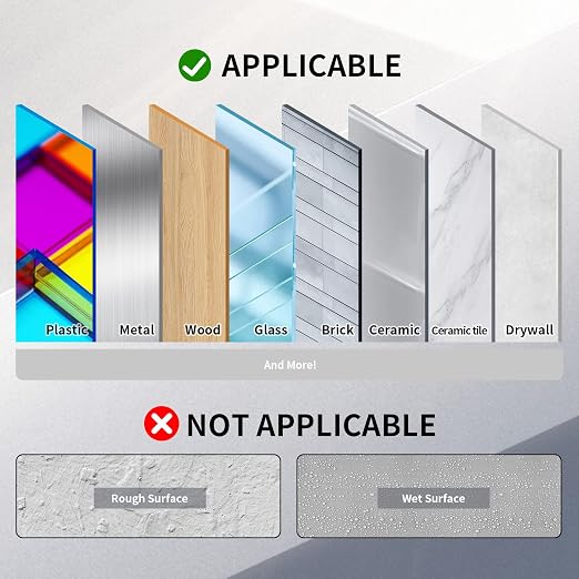 PHIXBEAR 3 Pack Super Strong Adhesion - Heavy Duty Double Sided Tape, Waterproof Multipurpose Mounting Tape for Indoor & Outdoor Use, Automotive Wall Foam Adhesive (0.4in×45ft)