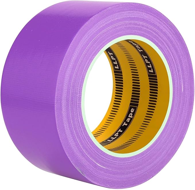 LLPT Duct Tape Premium Grade 2.36 Inches x 108 Feet x 11 Mil Easy Tear Residue Free Strong Adhesive Color Purple (DT248)