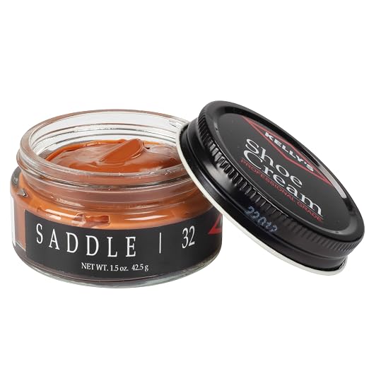 Kelly's Saddle Shoe Polish 1.5 oz - Professional Leather Shoe Cream