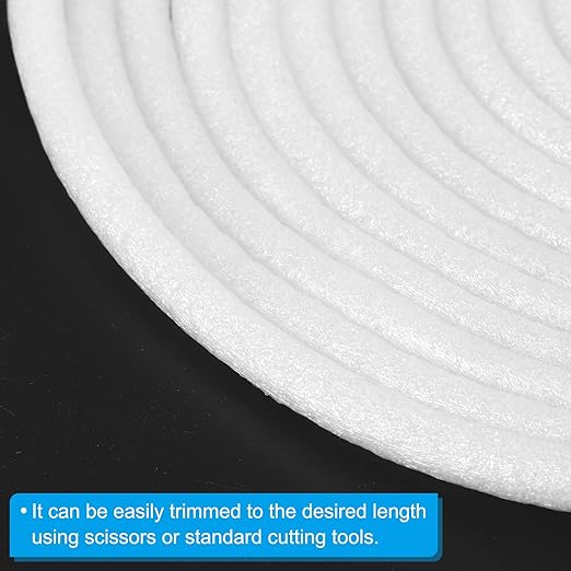 PATIKIL 1/4 Inch x 32.8 Feet Backer Rod for Gaps and Joints, 2 Pack Foam Rope Caulk Crack Joint Filler Roll Seal Weather Strip for Home Construction Car