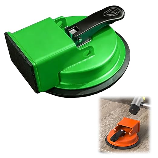 Floor Gap Fixer Tool, 2026 New Heavy Duty Floor Gap Fixer Tool, Enhanced Vacuum Suction Cup, Flooring Gap Repair Tool for Laminate, Vinyl, Wood & Tile Flooring (Green)