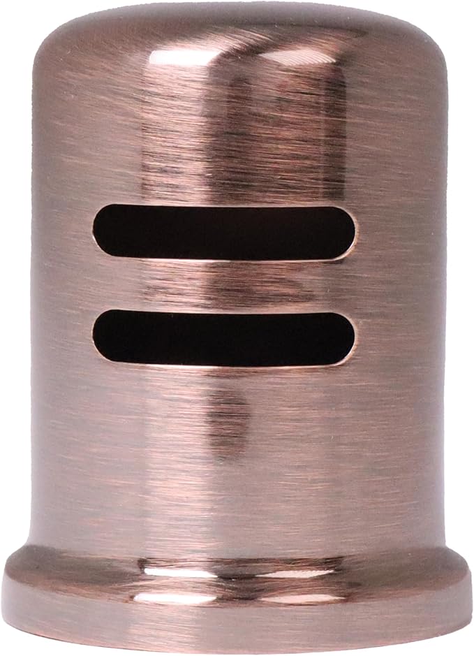 Westbrass Air Gap Kit with Skirted Brass Cap, Antique Copper, D200-1-11