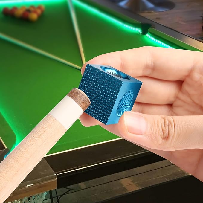 GSE Games & Sports Expert Billiard Pool Cue Tip Tool, Stick Scuffer/Shaper/Aerator/Joint Protector Tool, Billiard Accessories