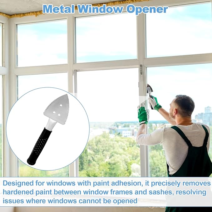 45200 Metal Window Opener, Used for Cutting Dried Paint or Hardened Putty and Grout
