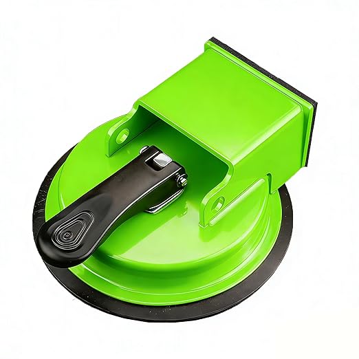 Floor Gap Fixer Tool with Vacuum Suction Cup, Heavy Duty Gap Repair Tool with 4 Reusable Sticky Pads for Laminate, Hardwood, Tile & PVC Floors (Green)