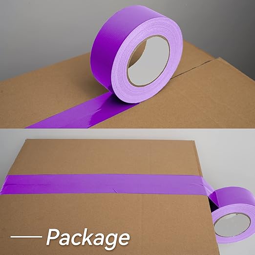 Reniteco Purple Duct Tape- 2 inches x 10 Yards, Waterproof & All-Weather, No Residue, UV Resistant, Heavy Duty for Car, Home & Outdoor Repairs, 1 Roll