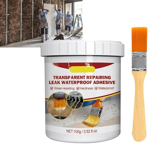 Leak Repair Coating Waterproof Glue, Efficient Leak Prevention, Flexible Waterproof Adhesive, Suitable for Seam Seepage, Window Sill Seepage, Bathroom Seepage, Roof Seepage