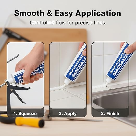 All-Purpose Super-Bonding Structural Sealant, 9900 Sealant Waterproof, Waterproof Adhesive 9900, Multi-Surfaces Adhesive for Roof Bathroom Tile (Grey-2PCS)