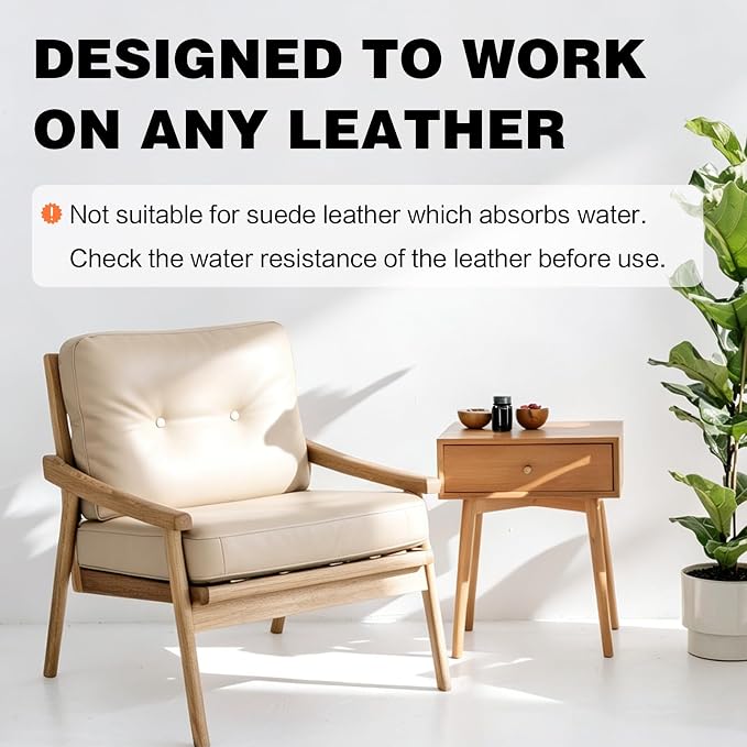 Leather Recoloring Balm, Color Restorer Conditioner, Leather Dye for Furniture, Couch Paint and Repair, Scratch Remover, Leather Color for Couches, Leather Repair Kits