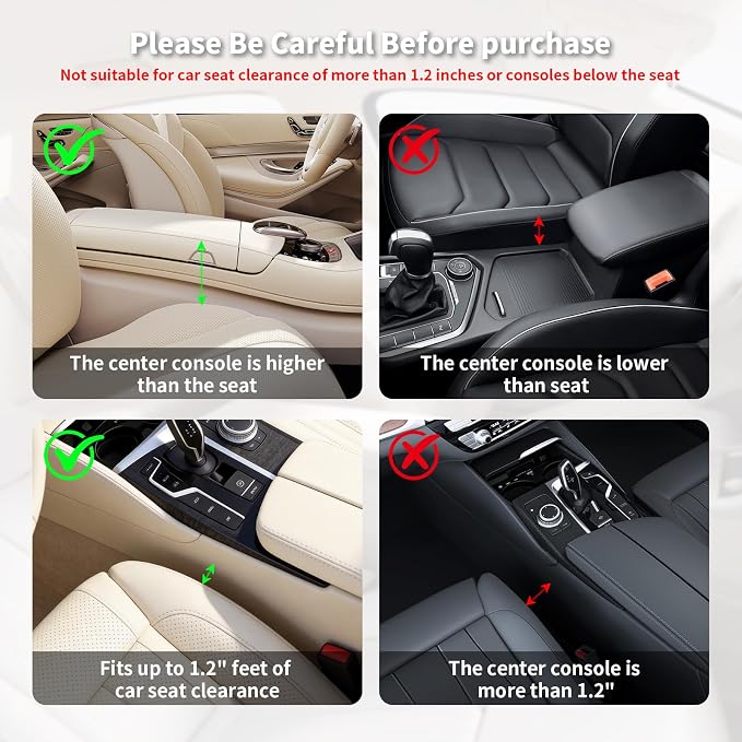 Kwak's Car Seat Gap Filler Organizer 2pcs – Fits 0.2“–1.2” Seat Gaps, Premium PU Leather Seat Gap Plug for Car SUV Truck, Stops Phone/Keys from Dropping, Extra Cup Holder for Car (Brown)