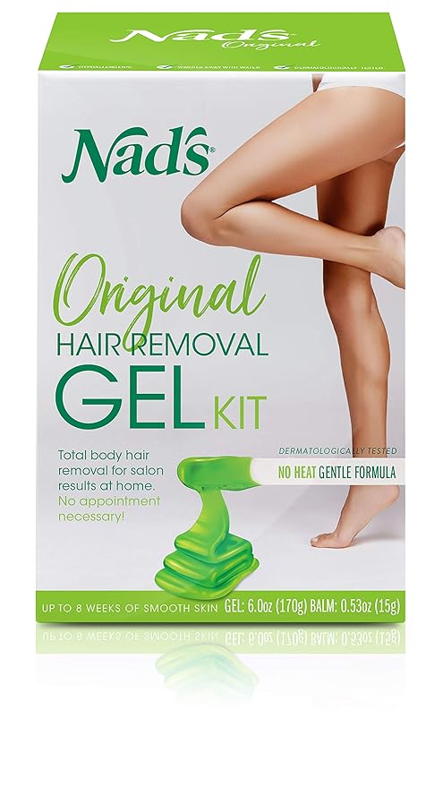 Nad's Body+Face Wax Hair Removal For Women 6 Ounce(Pack of 3)