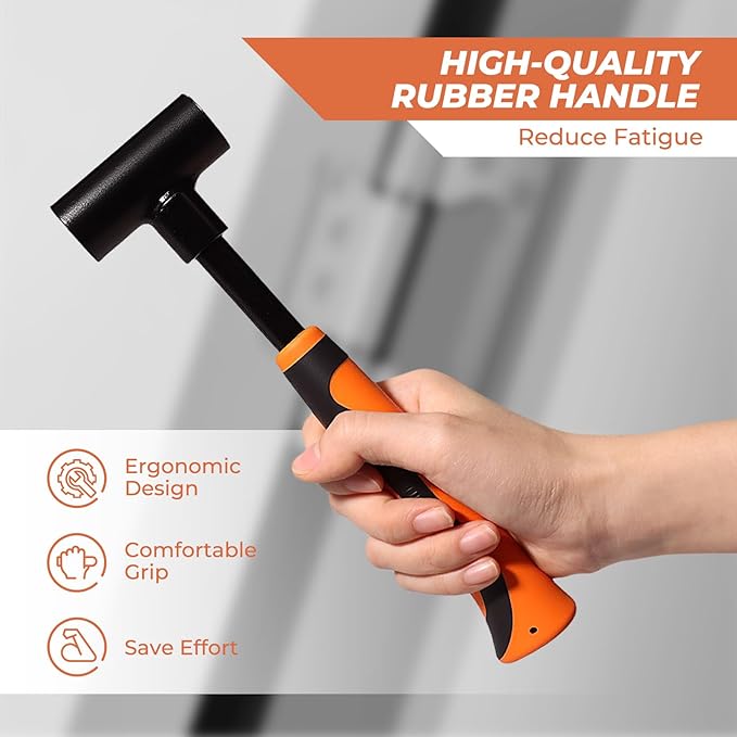 Door Hinge Gap Adjusting Tool Kit,2025 New Upgrade Hinges Gap Adjusting Wrench,4 Size Heavy Duty Steel Door Hinge Repair Tool with Rubber Grip for Alignment Of Doors and Cabinets Etc.