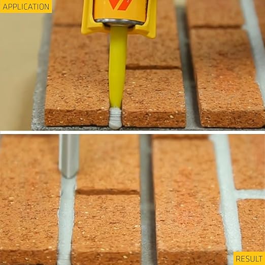 Sikaflex Mortar Fix, Limestone, Polyurethane sealant for Repairing Damaged Mortar, Joints and Gaps. Sealing Mortar Cracks 10.1 fl. oz Cartridge (Pack of 2)