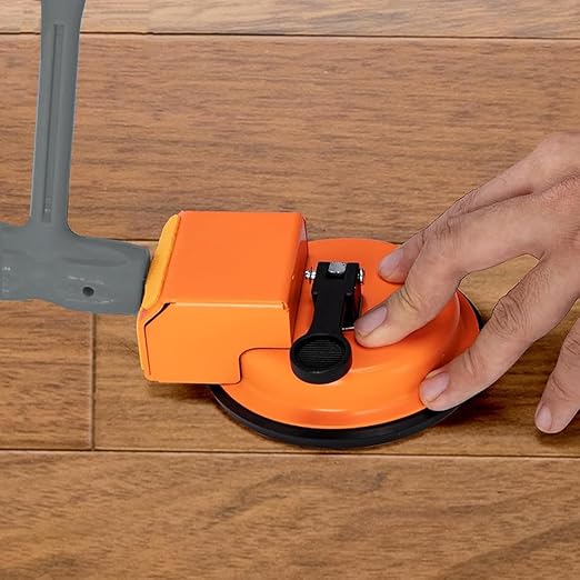 Floor Gap Fixer Tool, Laminate Flooring Tools, Enhanced Vacuum Suction Cup & 6 PCS Sticky Pads for Laminate, Wood, Tile, Vinyl Floor Gap Repair Tool - Durable, Compact, & Efficient Flooring Tools
