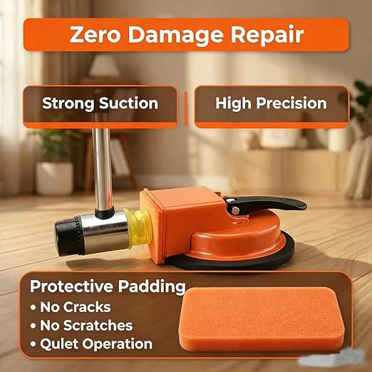 Floor Gap Fixer Tool,2026 New Heavy Duty Floor Gap Fixer Tool,Made of Iron & Enhanced Suction Cup for Fixer Laminate, Wood, Tile, Vinyl Floor Gap Repair Tool - Efficient Flooring Tools