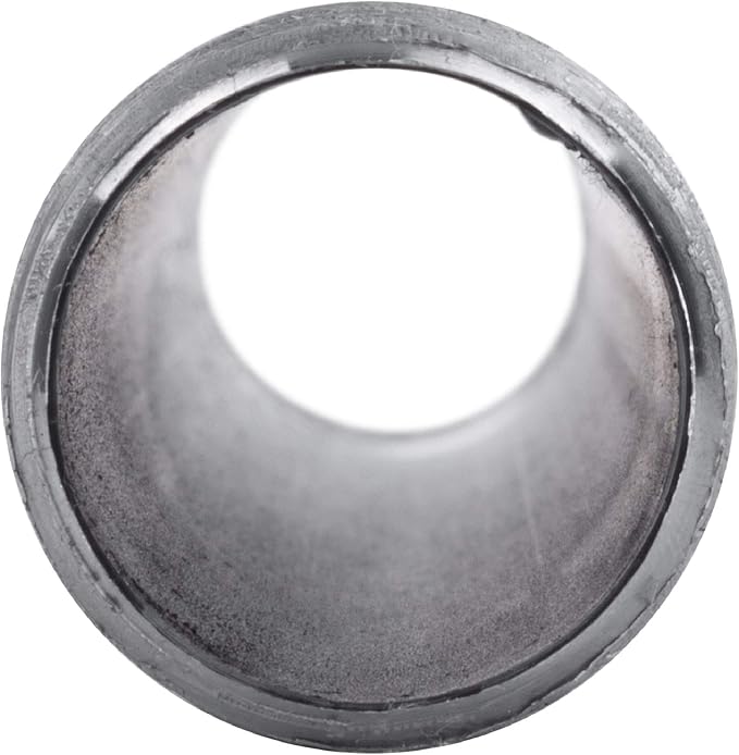 PIPE DÉCOR 1/2" x 4.5" Malleable Cast Iron Pipe Nipple, Pre Cut Connectors, Industrial Steel Grey Fits Standard Half Inch Black Threaded Pipes Nipples and Fittings, Vintage DIY Furniture, 10 Pack