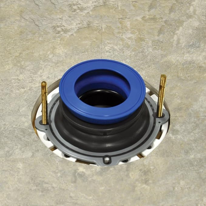 Danco Perfect Seal Toilet Wax Ring | Wax-Free Toilet Seal | Toilet Installation & Repair (10718X)