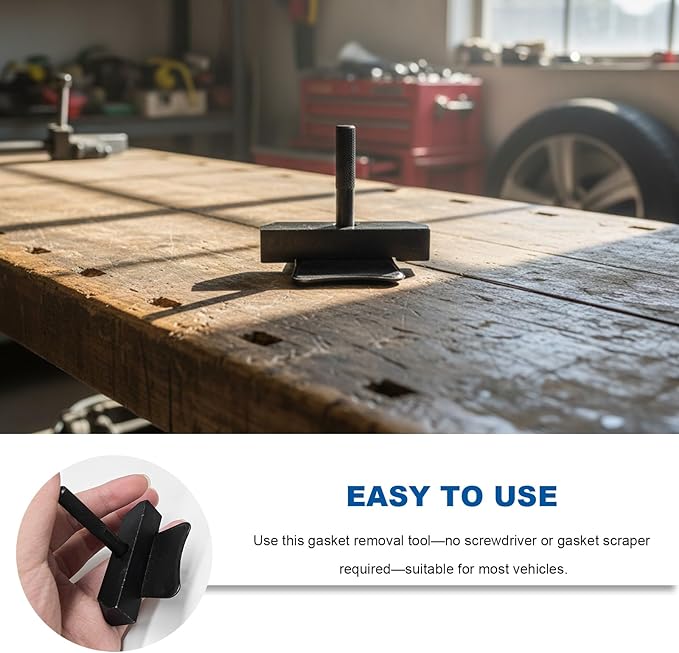 Oil Pan Separator Tool, Vehicle Engine Transmission RTV Sealant Removal Scraper, Durable Steel Automotive Gasket Removal Tool for Transmission & Oil Pans, Car Accessories