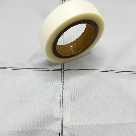 Hot Melt Seam Sealing Repair Adhesive Fusible Tape，Layer for Waterproof PU Coated Fabrics Sportswear Outdoor Gear Raincoat Tent Awning (Clear (Transparent))