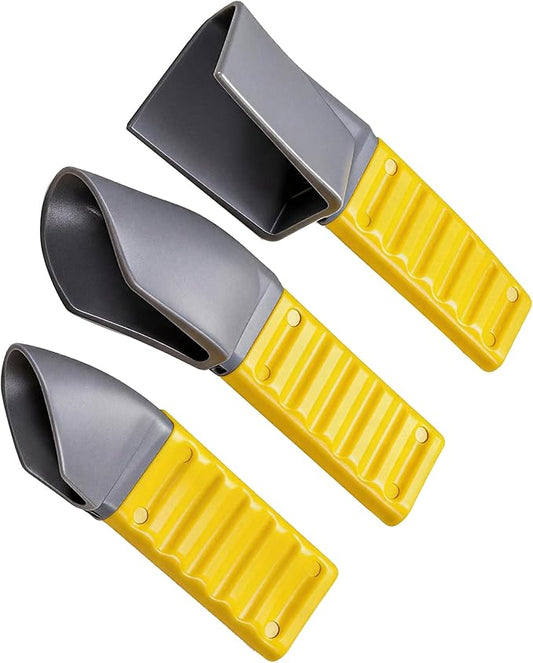 3 Pack Professional Caulking Tool, Sealant Scraper & Grout Removal Tool Set, Professional Round Corner Tool for Drywall Taping, Bathroom Caulk Finishing