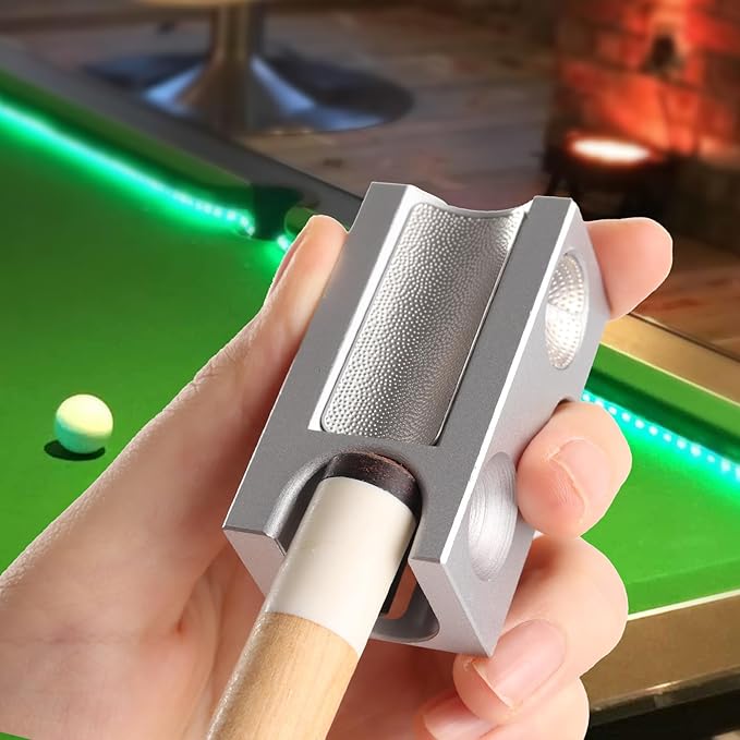 GSE Games & Sports Expert Billiard Pool Cue Tip Tool, Stick Scuffer/Shaper/Aerator/Joint Protector Tool, Billiard Accessories