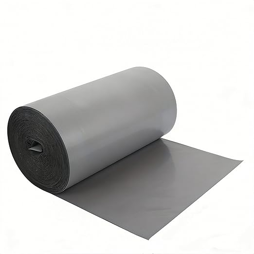 Waterproof Sealant Tape Self Adhesive Rubberized Asphalt Tape for RV Roof Metal Roof Corrugated Roof Leak Repair UV Resistant Heavy Duty Waterproofing Membrane(Gray, 196.85 in X 11.81 in)