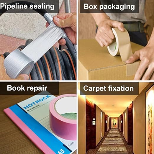 3 Roll Heavy Duty Duct Tape - Professional Grade, Waterproof, Hand Tearable, Repair Tape for Industrial & Outdoor Use, 1.88 Inch x 30 Yards, Orange