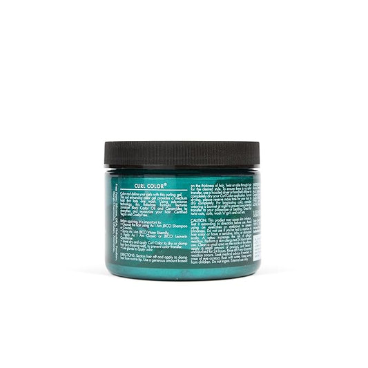 As I Am Curl Color - Dark Teal - 6 oz - Temporary Color & Curling Gel - Medium Hold - Vegan & Cruelty Free