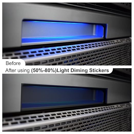 JIEHENG Light Dimming Tape 1.2 inch x 98 Feet, Light Dimming Tape for Electronics, Light Dimming 50% for Routers (50% Dimming)