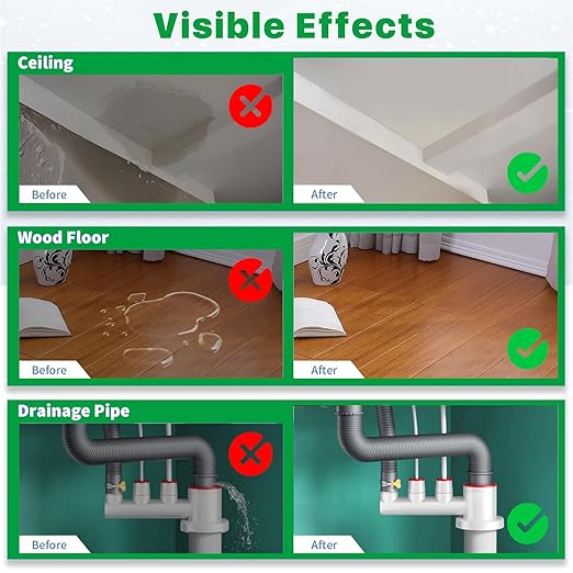 Transparent Waterproof Coating 35oz,Invisible Water-Proof Agent Transparent Repairing Leak Waterproof Sealant Roofs, Walls, Bathroom, Shower, Window Sills