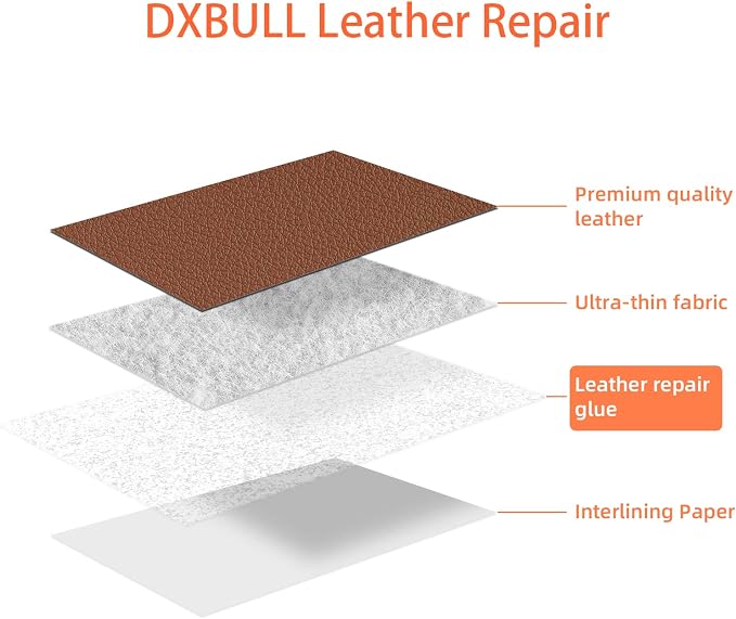DXBULL Large Leather Repair Patch 17.3x78.7 inch Repair Tape Self-Adhesive for Furniture Sofas Car Seats Chair Couches Handbags Jackets Decorative Home Hotel Wall (Dark Coffee)