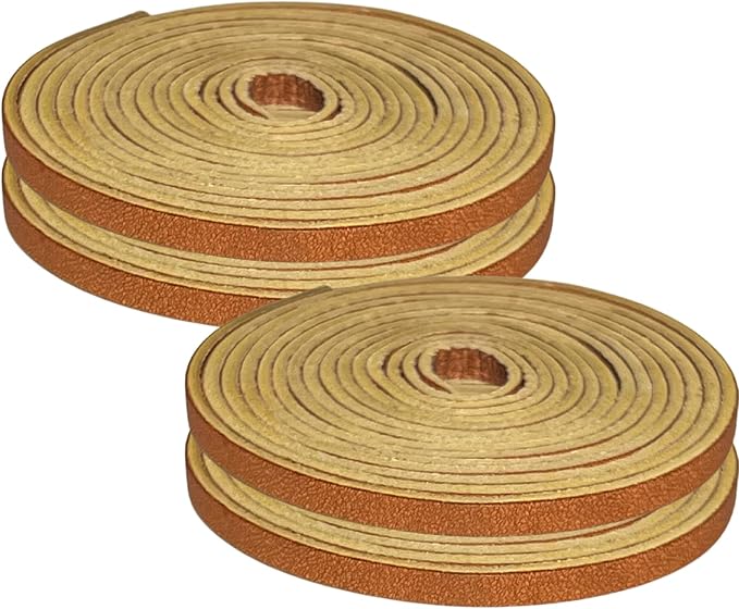 Covey Baseball Glove Lace Kit - 72-Inch Laces for Repair and Relacing | Premium American Rawhide Leather 3/16" Width - Universal Fit for Softball and All Mitt Brands