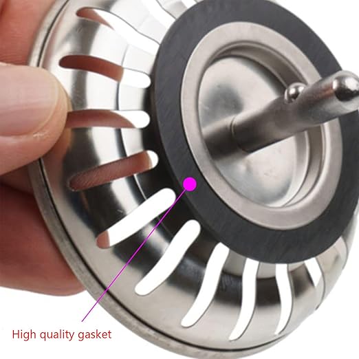 Assorted Basket Washers - Flexible Rubber Seals for Kitchen Sink Drain - 5pcs/Set - Simple Installs - Leak Proof Sink Seal