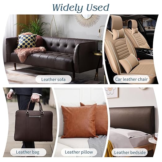 BSZHTECH Leather Repair Tape Self-Adhesive Leather Repair Patch for Couch Furniture Sofas Car Seats Advanced PU Vinyl Leather Repair Kit (Blue, 3.9X79 inch)