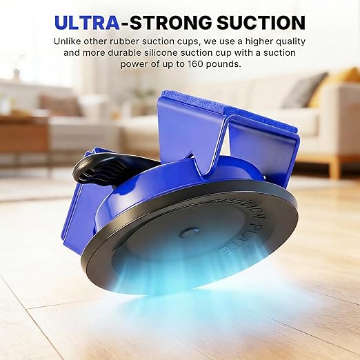 Floor Gap Fixer Tool Heavy Duty 45°Striking Surface Floor Gap Repair Tool Made of Iron & Enhanced Suction Cup with Slot Cutter and 5pcs Sticky Pads for Fixer Laminate/Vinyl Flooring Tools