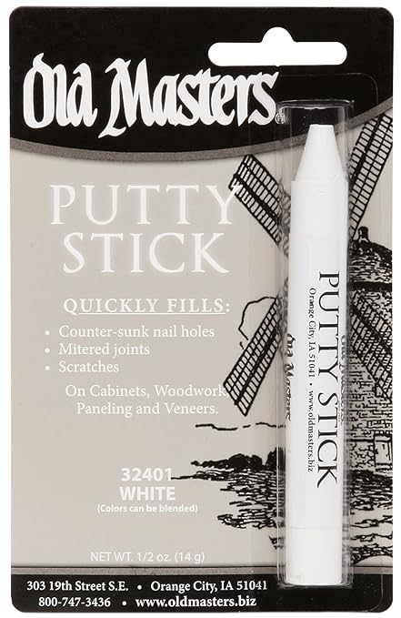 Old Masters 32401 Putty Stick, White