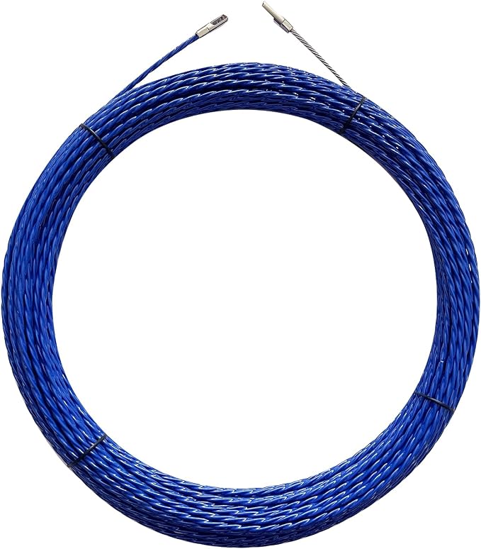 10M Wire Puller Cable Pulling Rod Fish Cable Fastener Wire Puller Blue Fish Tape