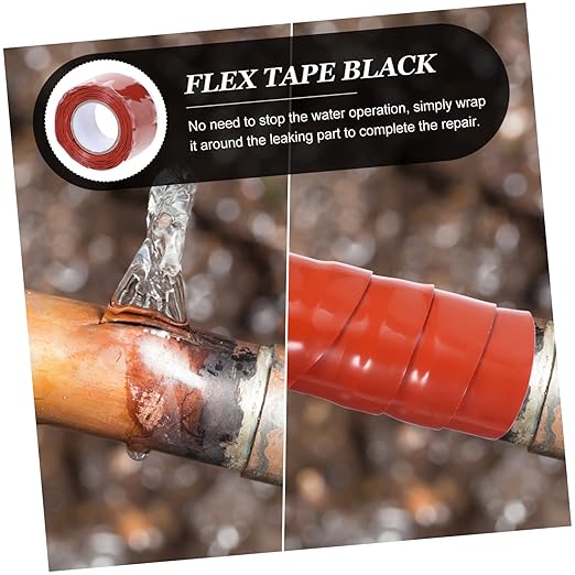 DOITOOL Flexible Rubberized Seal Tape for Plumbing Pipe Leak Repair Self Adhesive Sealant for Water Joints and Outdoor Use