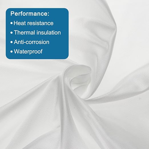 MECCANIXITY Fiberglass Cloth 15 Oz/400g 3.0m(3 Yards) x1mx0.4mm E Glass Plain Weave Glass Fiber 32.29 Sq Feet, Woven Fabric for Boat RC Plane Auto Surfboard Tub Pool Repair