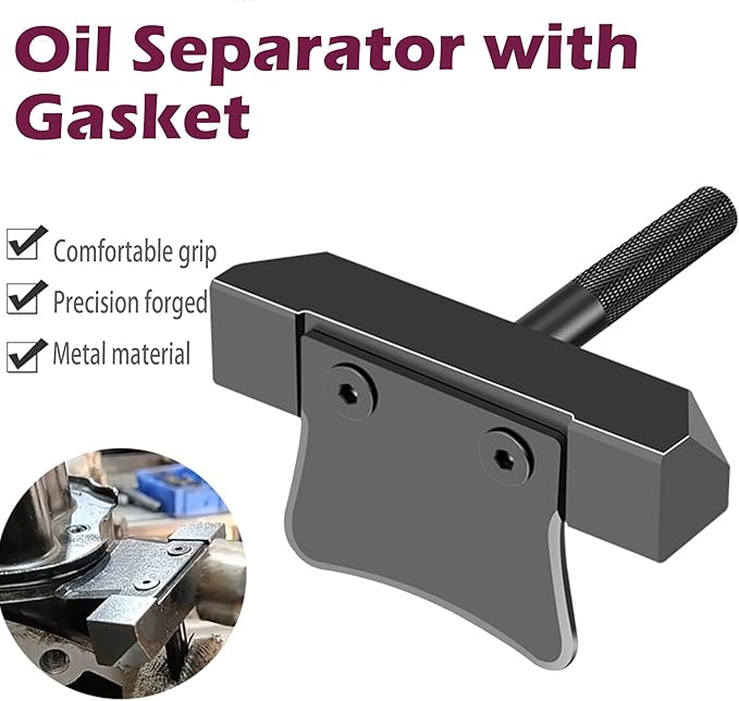 Oil Pan Separator Tool, Gasket Remover & RTV Sealant Removal Kit –Metal Scraper for Engine/Transmission Pans, Fits Most Vehicles