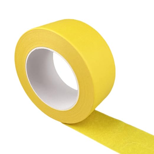 2 Inch Yellow Wide Masking Tape, 2 Inch X 55 Yard | Yellow Painters Tape