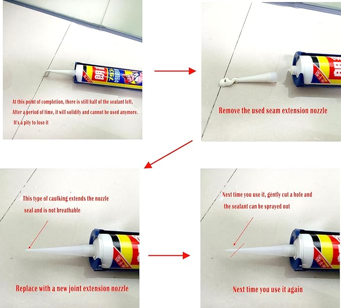 caulking nozzle extension tube caulking extension nozzle caulking gun extension nozzle caulk tube extension40 pack