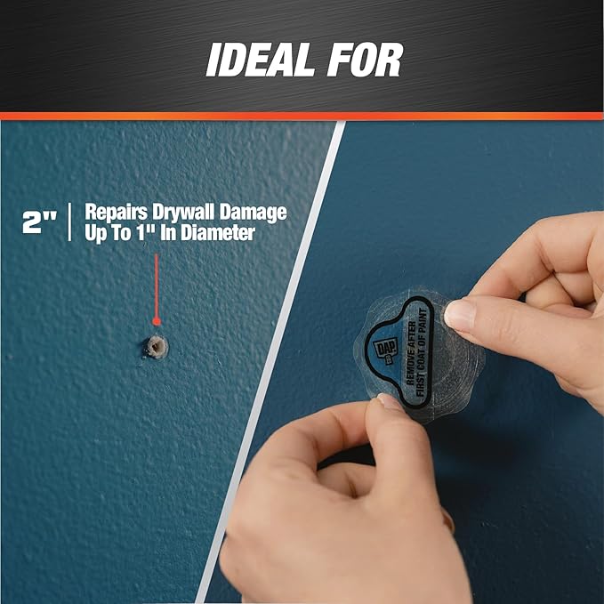 DAP Eclipse Rapid Wall Repair Patch, 2 in, 4 Pack (7079809161)