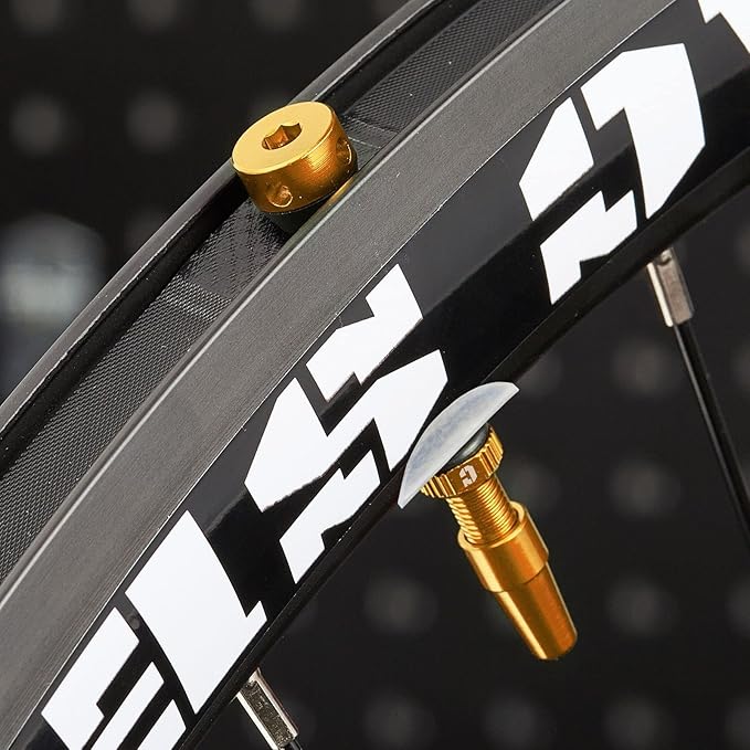 Corki Cycles Tubeless Presta Valve Stem 40 44 55 60 80 100mm with 2PCS Valve Core and 2PCS Remover Tool (Black Red Gold Rainbow)