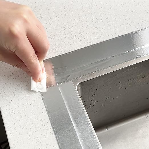 TAPEBEAR Aluminum Foil Tape, Aluminum Air Duct Tape, Withstand 80°C to 100°C, Heat Resistant Tape Insulation Tape for HVAC, Sealing & Patching, Metal Repair, 3inch x 50yard