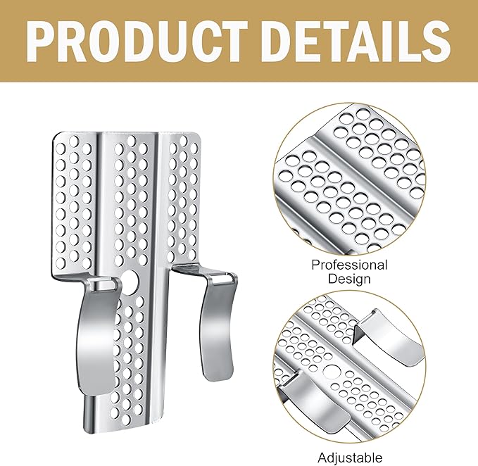 moonoom 12 Pack Drywall Repair Clips, 1/2 inch Drywall Fastener Clip with 24 Screws, Stainless Steel Wall Patch Clips for Damaged Walls Repairing