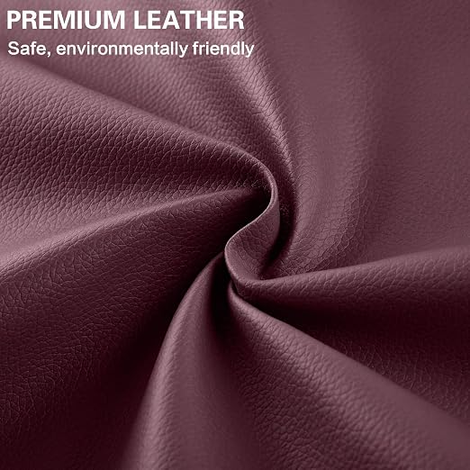 Self Adhesive Leather Repair Patch Kit, 31.4 in x 16 in Large Vinyl Leather Repair Tape for Furniture, Car Seat, Couch, Sofa, Chair Fuchsia