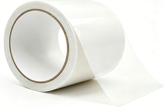 RV Awning Repair Tape, Tent Repair Patch, Tear Repair Kit for Tarps, Boat Cover Repair, Tents, Sailboats, Waterproof, Clear, 1 Roll 3 in. x 60 in.