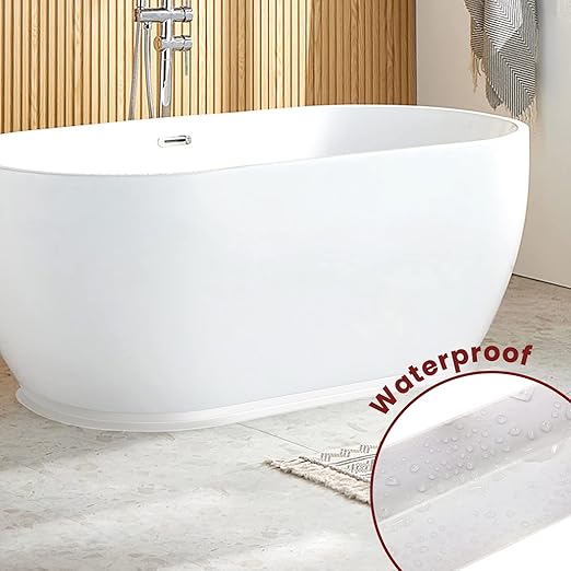 SNAIL GARDEN 2 Rolls Bath Sealant Strip with 2Pcs Cleaning Caulking Scrapers, Acrylic Adhesive Caulk Strip with 2-Strips Tapes, Sealant Tape with 2Pcs Caulking Tools for Kitchen,Toilet,Wall Corner