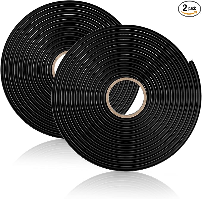 13Ft Headlight Sealant Retrofit Refit Butyl Rubber Glue Reseal for Car Headlamps Window Door Windshield (2 Pieces)